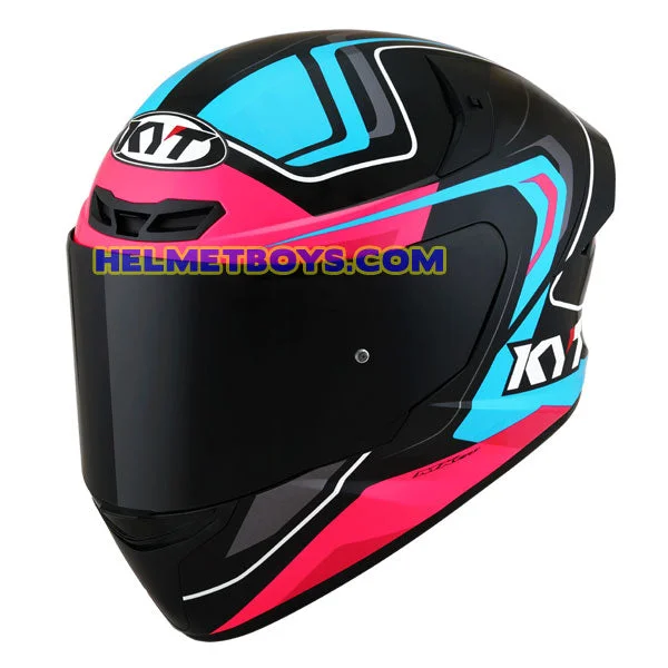 KYT Full Face Motorcycle Helmet TT COURSE OVERTECH FUXIA