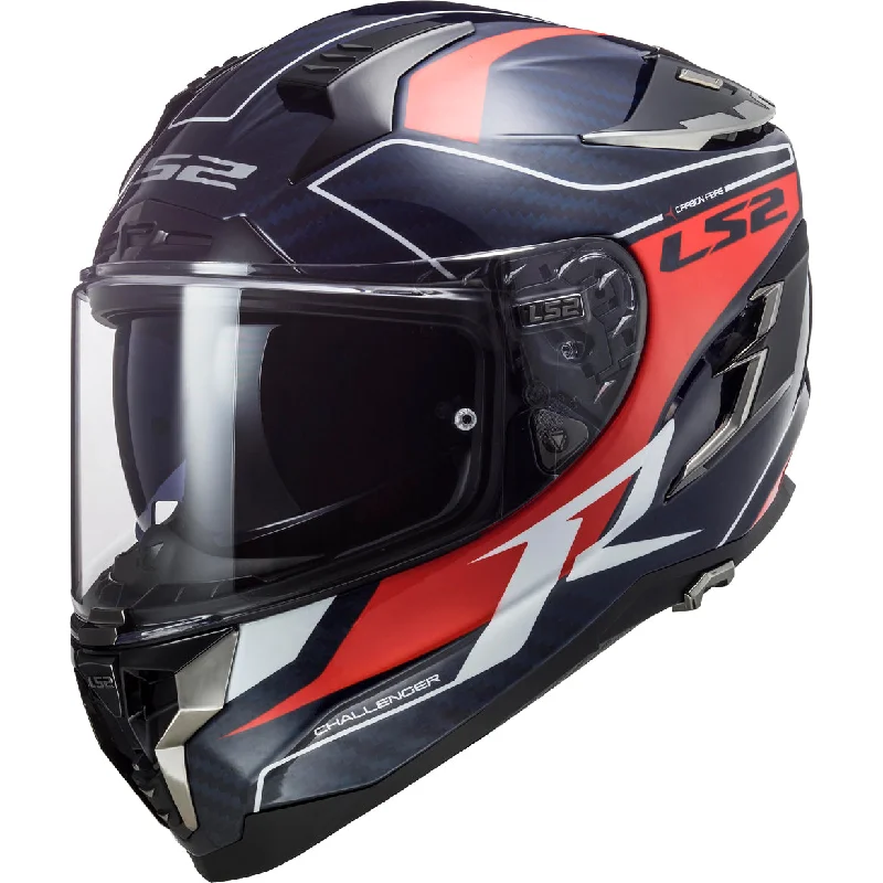 LS2 Helmets Challenger C Carver Motorcycle Full Face Helmet