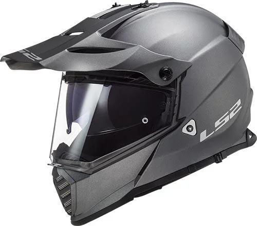 LS2 MX436 Pioneer EVO Adventure Helmet - Matt Titanium