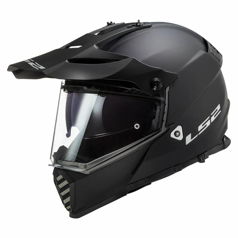 LS2 MX436 Pioneer EVO Master Adventure Helmet - Matt Black