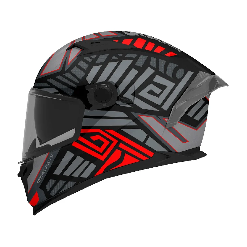 Zebra Matt Black / Red