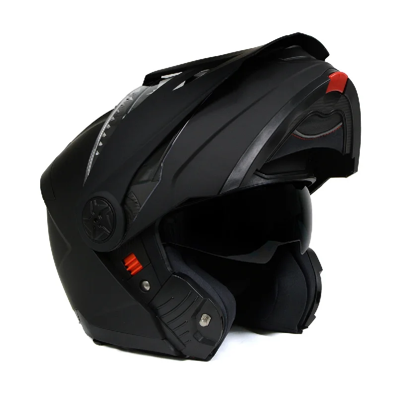 Milwaukee Helmets MPH9820DOT Flat Black 'Ominous' Dual Sport Advanced