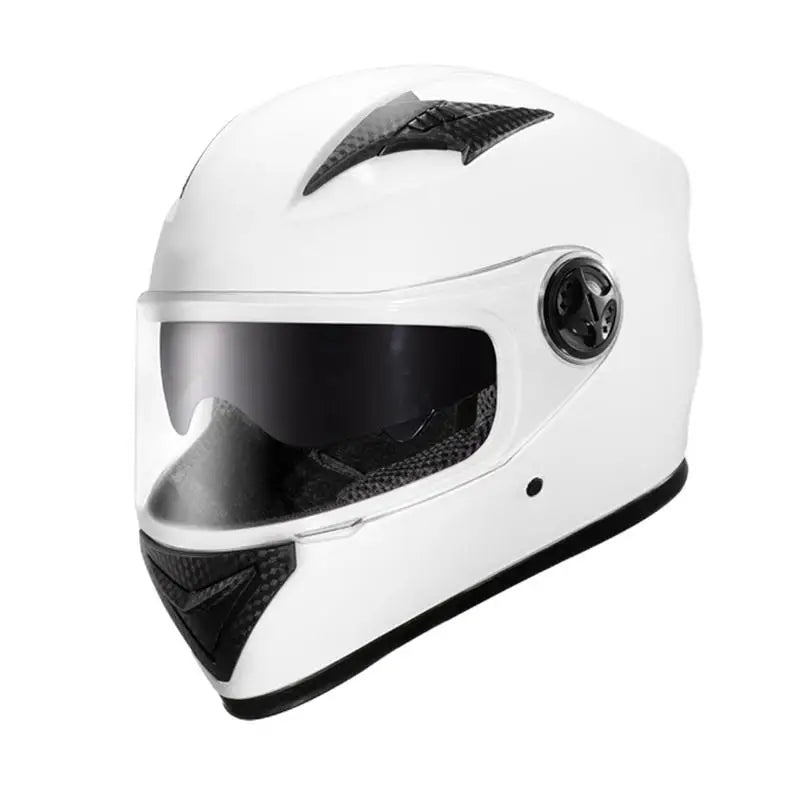 Windproof Full Face Helmet Dual Visor Street Bike Anti-Fog Protective