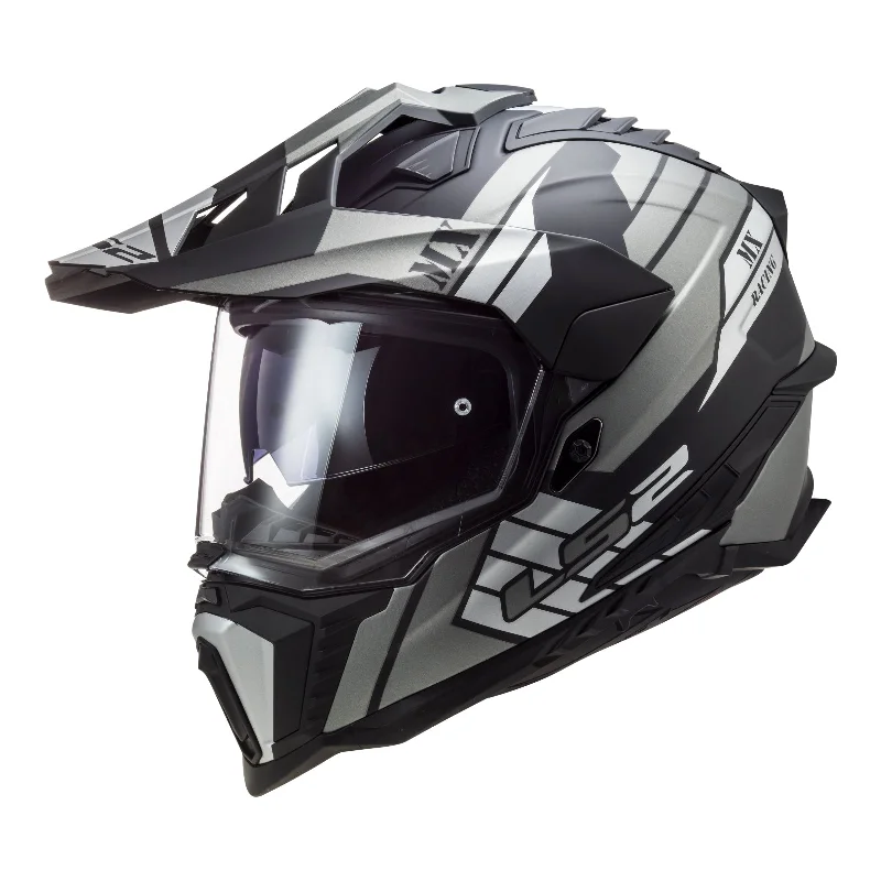 LS2 MX701 Explorer Atlantis Helmet - Matte Titanium