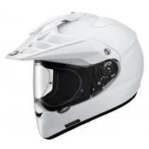 Shoei Hornet ADV Plain White Adventure Helmet