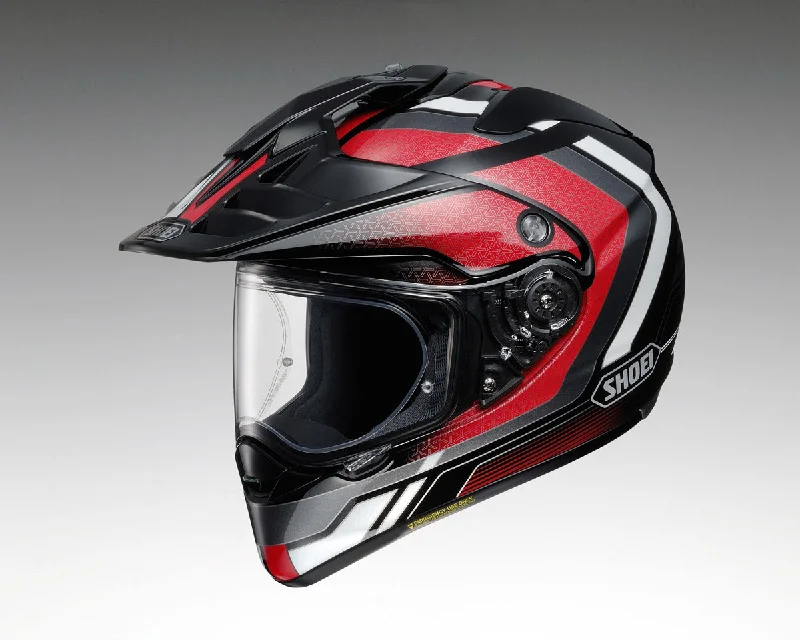 Shoei Hornet ADV Sovereign TC1 Adventure Helmet - Black / Red / White